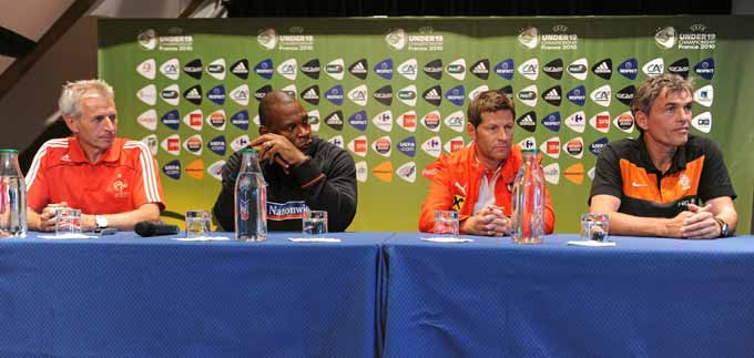 L-R: Francis Smerecki (France), Noel Blake (England), Andreas Heraf (Austria) and Wim Van Zwam (Netherlands).